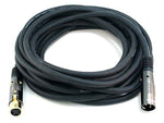 Monoprice® Premier Series 25' 16AWG XLR Male to Female Audio Cable, Black