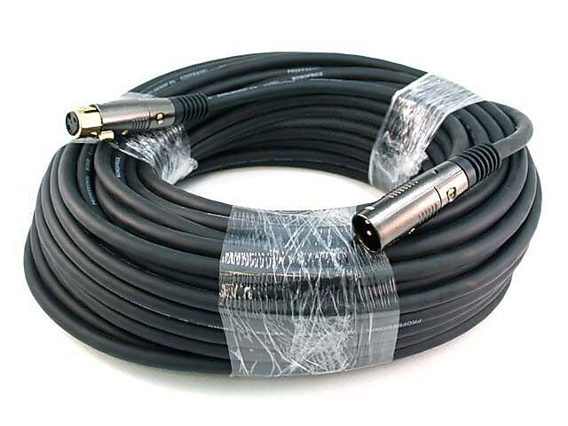 Monoprice® Premier Series 100' 16AWG XLR Male to Female Audio Cable, Black