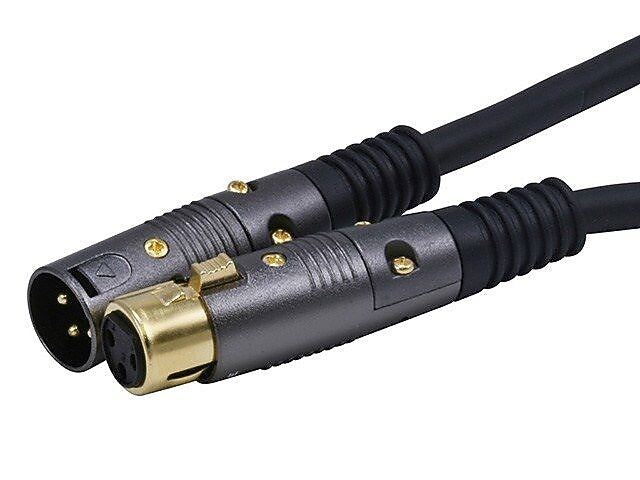 Monoprice® Premier Series 150' 16AWG XLR Male to Female Audio Cable, Black