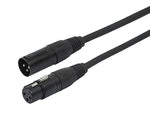 Monoprice® 10' 22AWG 3 Pin DMX Lighting & AES/EBU Audio Cable, Black