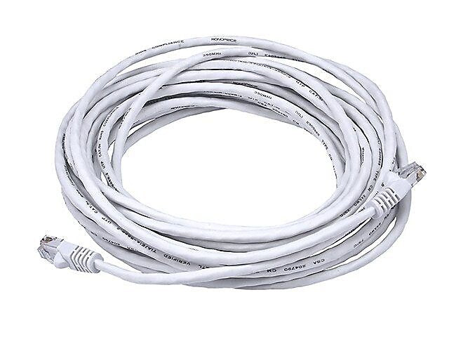 Monoprice 25' Cat5e UTP Ethernet Network Cable, 24AWG, White (100142)