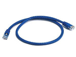 Monoprice® 2' 24AWG Cat5e UTP Ethernet Network Cable, Blue