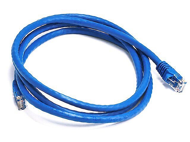 Monoprice 103376 5' CAT-5e Ethernet Network Cable, Blue