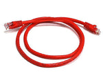 Monoprice 3' RJ45 to RJ45 Networking Cable, Male to Male, Red (102297)