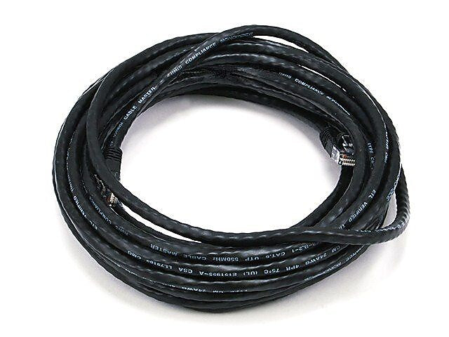 Monoprice® 25' 24AWG Cat6 UTP Ethernet Network Cable, Black