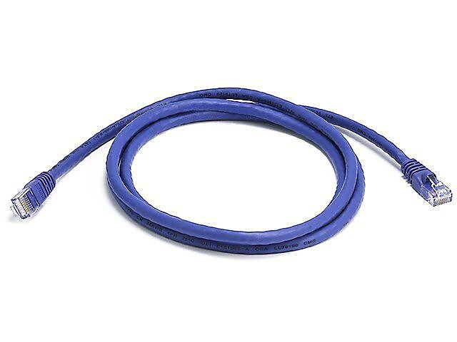 Monoprice® 5' 24AWG Cat6 UTP Ethernet Network Cable, Purple