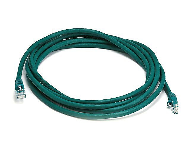 Monoprice® 10' 24AWG Cat6 UTP Ethernet Network Cable, Green