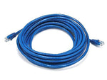Monoprice® 20' 24AWG Cat6 UTP Ethernet Network Cable, Blue