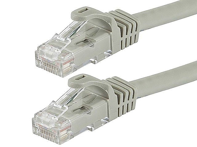 Monoprice® FLEXboot Series 14' 24AWG Cat6 UTP Ethernet Network Cable, Gray