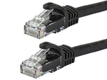 Monoprice® FLEXboot Series 3' 24AWG Cat6 UTP Ethernet Network Cable, Black