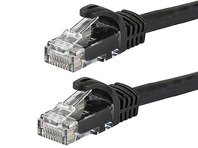 Monoprice® FLEXboot Series 3' 24AWG Cat6 UTP Ethernet Network Cable, Black