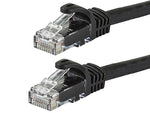 Monoprice FLEXboot Series 14' 24 AWG CAT-6 UTP Ethernet Network Cable, Black