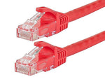 Monoprice® FLEXboot Series 3' 24AWG Cat6 UTP Ethernet Network Cable, Red
