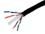 Monoprice® 1000' 24AWG Cat6 UTP Stranded Bulk Ethernet Cable, Black