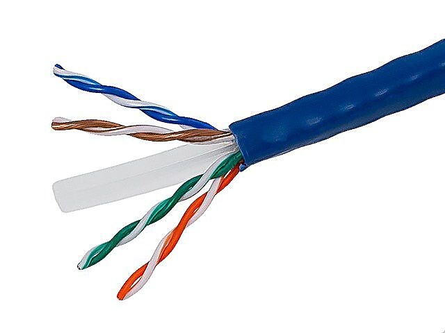 Monoprice® 1000' 24AWG Cat6 UTP Stranded Bulk Ethernet Cable, Blue