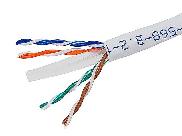 Monoprice® 1000' 24AWG Cat6 UTP Stranded Bulk Ethernet Cable, White