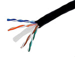 Monoprice® 1000' 23AWG Cat6 UTP Solid Bulk Ethernet Network Cable, Black