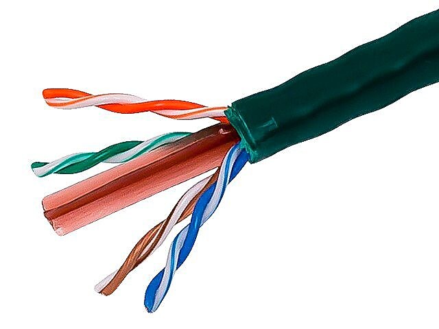 Monoprice® 1000' 23AWG Cat6 UTP Solid Bulk Ethernet Network Cable, Green