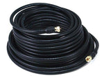 Monoprice® 50' CL2 Quad Shielded RG6 F Type 18AWG Coaxial Cable, Black