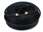 Monoprice® 100' CL2 Quad Shielded RG6 F Type 18AWG Coaxial Cable, Black