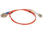 Monoprice® 1 m OM1 LC to LC Fiber Optic Cable, Orange