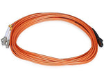 Monoprice® 30 m OM1 LC to SC Fiber Optic Cable, Orange