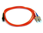 Monoprice® 2 m LC to LC Single Mode Duplex Fiber Optic Cable, Yellow