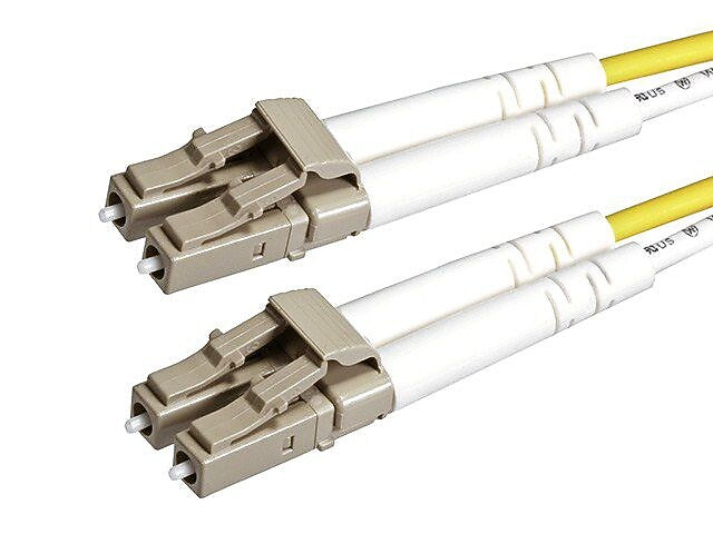 Monoprice® 40 m OM2 LC to LC Fiber Optic Cable, Aqua