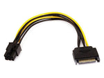 Monoprice® 0.6' 15 Pin/6 Pin PCI Express Card Power Cable