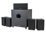 Monoprice® 100W 5.1" Premium Home Theater System With Subwoofer, Black