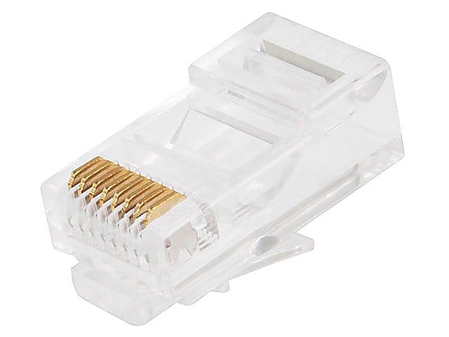 Monoprice® RJ-45 Network/Modular Connector For Solid Wire Cables
