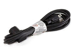 Monoprice® 6' 18AWG Right Angle Power Cord With PC Power Connector Socket, Black