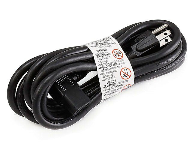 Monoprice® 10' 16AWG Right Angle Power Cord With PC Power Connector Socket, Black