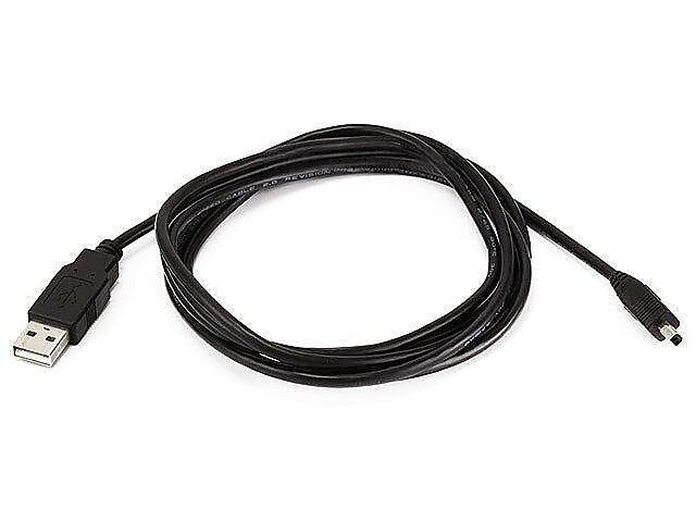 Monoprice® 6' USB 2.0 A Male to Micro 5pin Male 28/28AWG Cable, Black