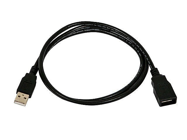 Monoprice 3' USB 2.0 Male to Female Extension Cable, Black