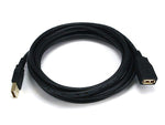 Monoprice 10' USB-A to USB A Cable, Male to Female, Black (105434)
