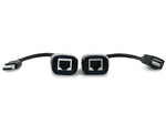 Monoprice® 150' USB over CAT5E/CAT6 Extender, Black
