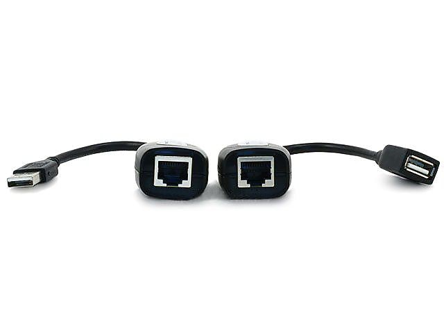 Monoprice® 150' USB over CAT5E/CAT6 Extender, Black