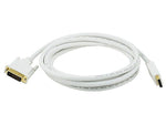 Monoprice 106016 10' DisplayPort to DVI Cable, White