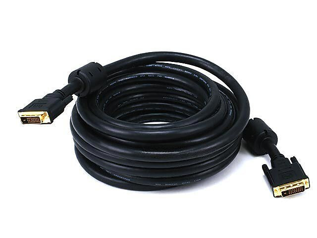 Monoprice 102097 25' DVI-D Cable, Black