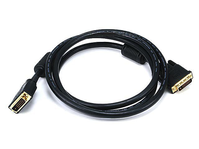 Monoprice 102408 6' DVI-D Cable, Black