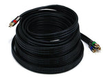 Monoprice® Premium 35' 2-RCA Plug Male to Male 22AWG Cable, Black