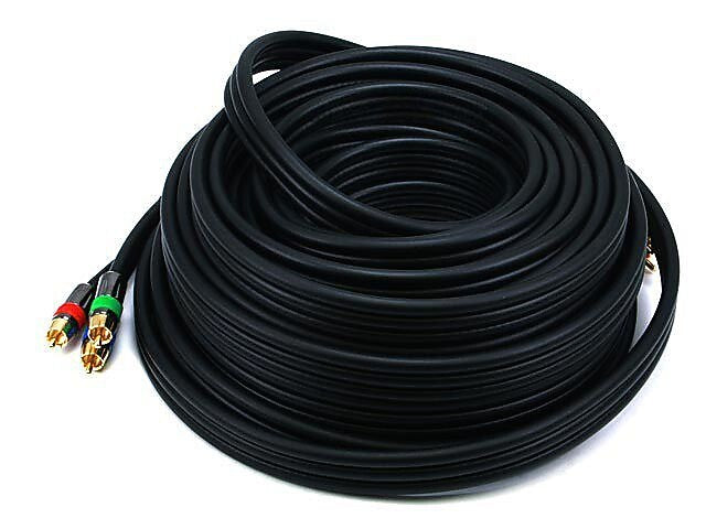 Monoprice Premium 2868 50' RCA Cable, Black