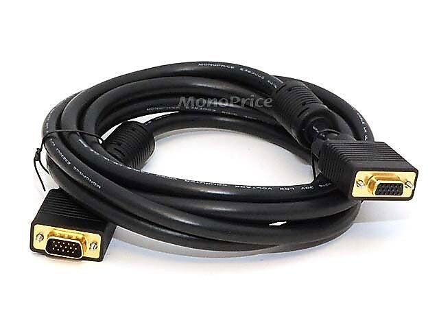 Monoprice 100088 10' VGA Monitor Cable, Black