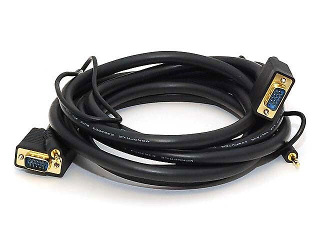 Monoprice 100558 10' VGA Cable, Black