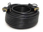 Monoprice® 100' Super VGA Male to Male Cable With Stereo Audio, Black