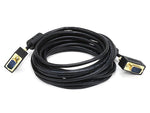 Monoprice® 15' Ultra Slim Super VGA Male to Male 30 to 32AWG Monitor Cable With Ferrites, Black
