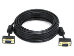Monoprice® 25' Ultra Slim Super VGA Male to Male 30 to 32AWG Monitor Cable With Ferrites, Black