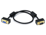 Monoprice® 1.5' Triple RCA Stereo Video Dubbing Composite Cable, Black