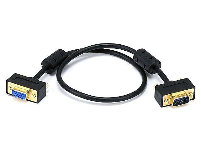 Monoprice® 1.5' Triple RCA Stereo Video Dubbing Composite Cable, Black